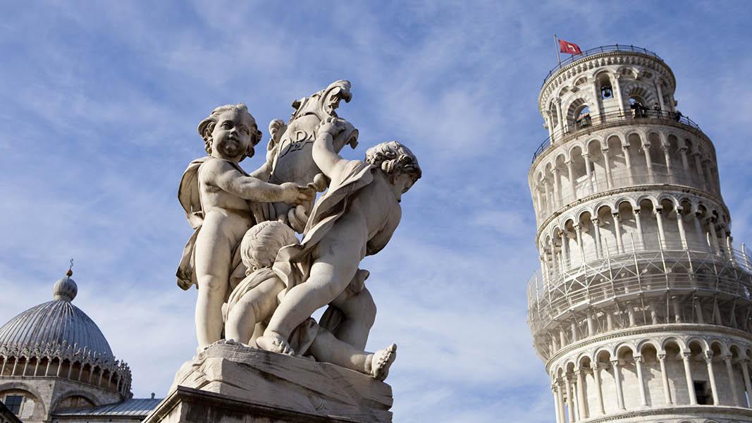 Det skæve tårn i Pisa, Italien